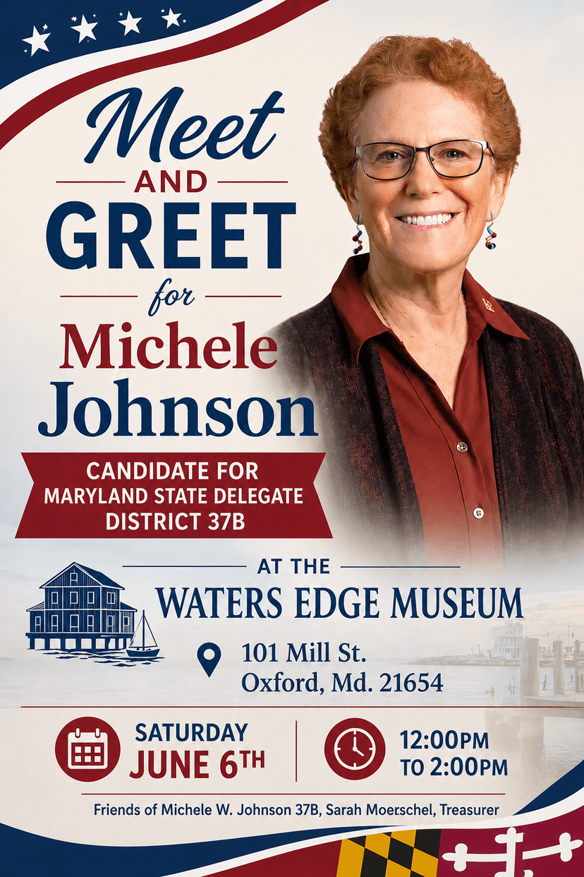 Meet and Greet for Michele Johnson flyer
